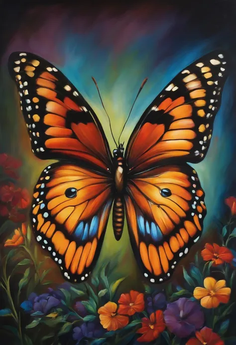 Butterfly painting