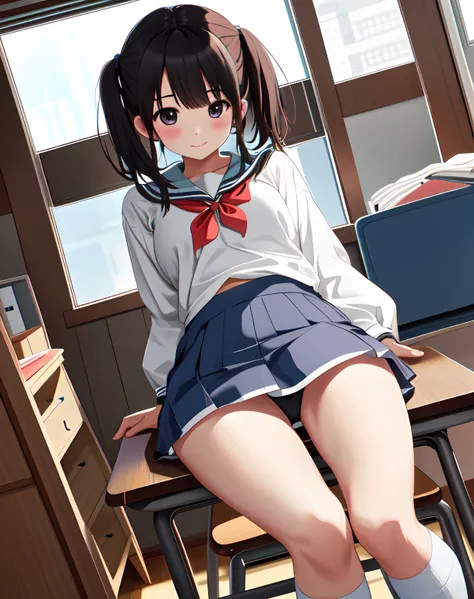 hi-school girl、lower body exposure、ｃcups、Exposed、opening legs、