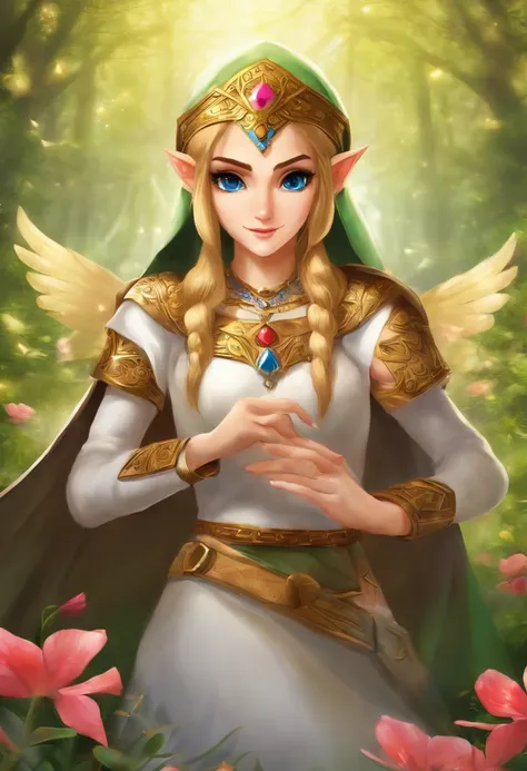 Masterpiece, Best_quality, 1girll, Solo, Princess Zelda, Nintendo, The Legend of Zelda, albw