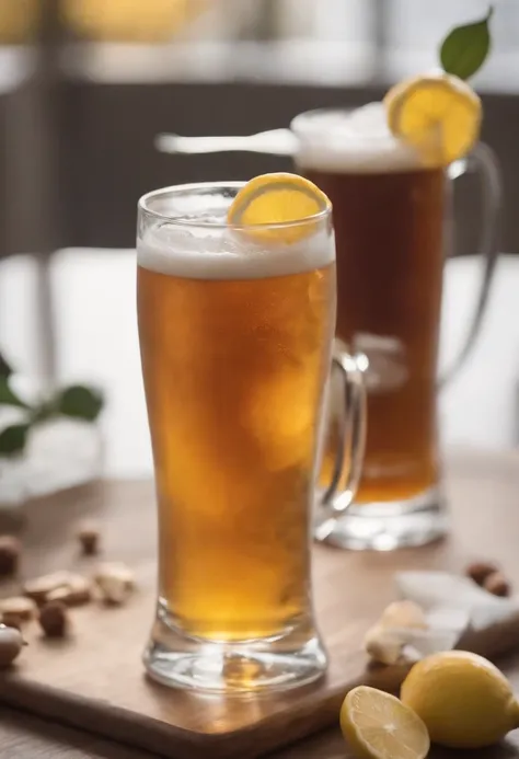 There is a glass with a handle on the table, with clear glass, glassware, Clear glass, iced tea glass, glass tableware, Transparent glass, glass, beer mug, e621, Professional design, beer mug in hand, 4 0 9 6, coffee mug, w 1024, w 1 0 2 4, Mug photo