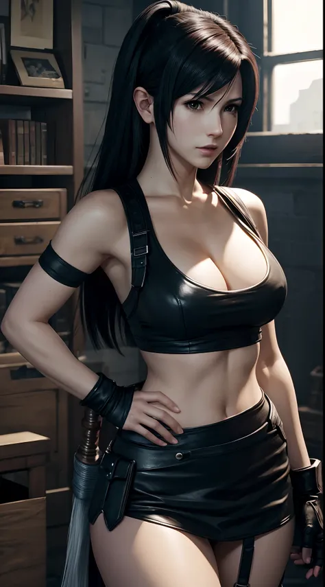 《final fantasy》Tifa Lockhart，full bodyesbian