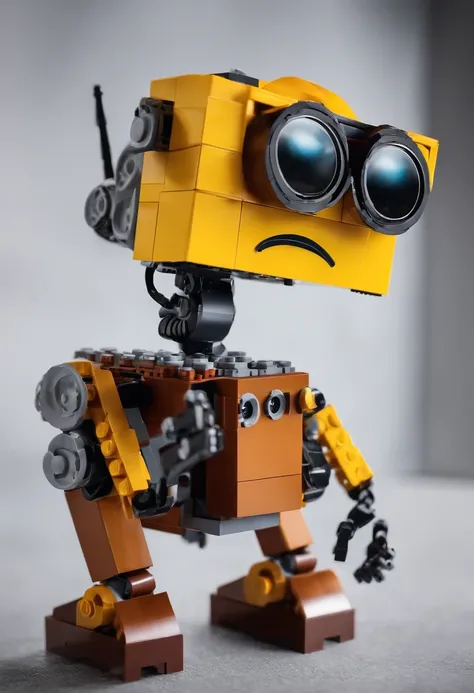 brinquedo robo lego wall-e realismo