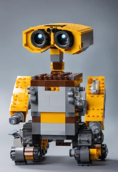 brinquedo robo lego wall-e realismo