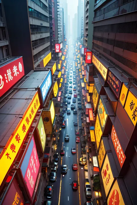 Hong Kong, China，Bustling city