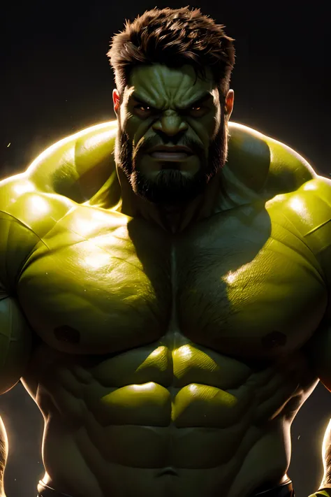 DC Quadrinhos, Velho hulk, realisticamente, dynamic lights, velho, barba fazendo cinza, Filmagem completa, (papel de parede 8k extremamente detalhado da unidade CG), trending in artstation, trend in CGSociety, High detail, foco nítido, Dramatic, fotorreali...