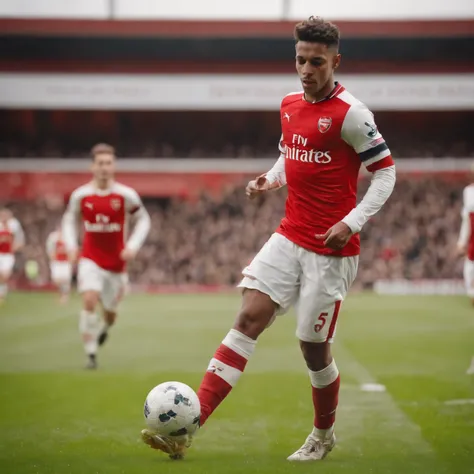 Soccer player in Arsenal