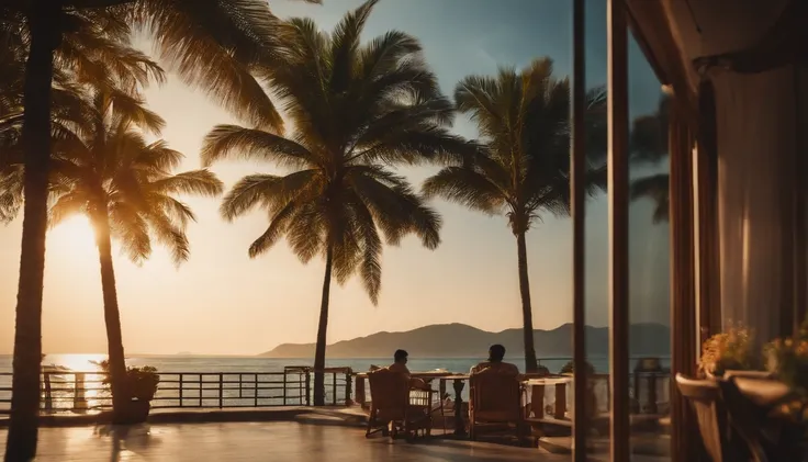 Resort,summer sunlight,sea breeze,Kaigan Street