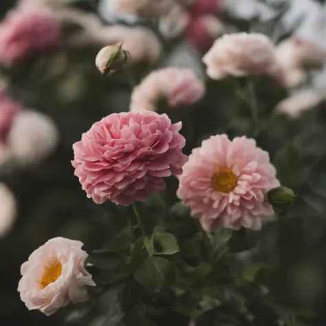 hand holding flowers