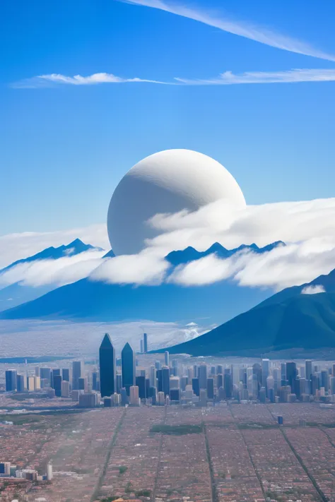 clouds, gtscity, cityscape, mountain ranges, ball of foot