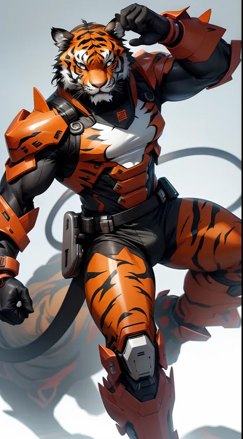 FUTURISTIC CHINESE TIGER MAN --auto