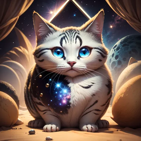 Extraterrestrial life, Space cat, masterpiece, super detail, best quality