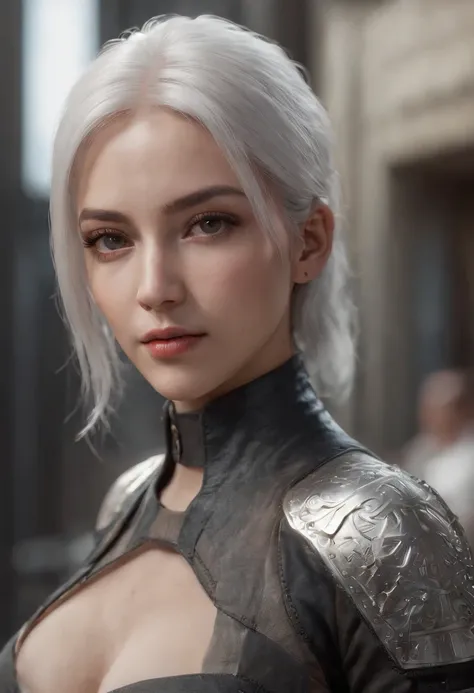 best qualtiy,high high quality,hyper-detailing,textureskin,detail,awardwinning，。.3D, A beautiful cyberpunk female image,battle garment，white haired Cangcang，hdr（HighDynamicRange）,Ray traching,NVIDIA RTX,Hyper-Resolution,Unreal 5,Subsurface scattering、PBR T...