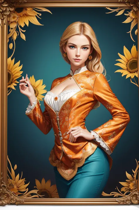 A JustforFun creation. (((Ultra detailed, beautiful face, Megapixel))) Capture a visually captivating and sophisticated photo realistic image of a model representing the Netherlands. This Dutch beauty possesses a strikingly elegant appearance, with (icy bl...