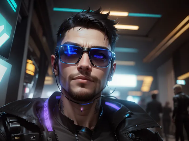 Change background cyberpunk handsome boy, rea listic face, 8k , ultra realistic