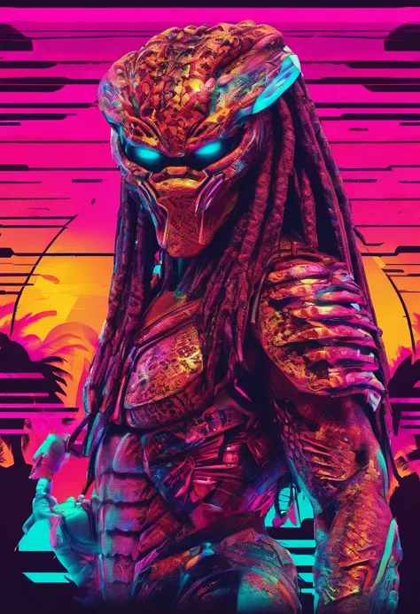 Predator，full bodyesbian，Authentic background