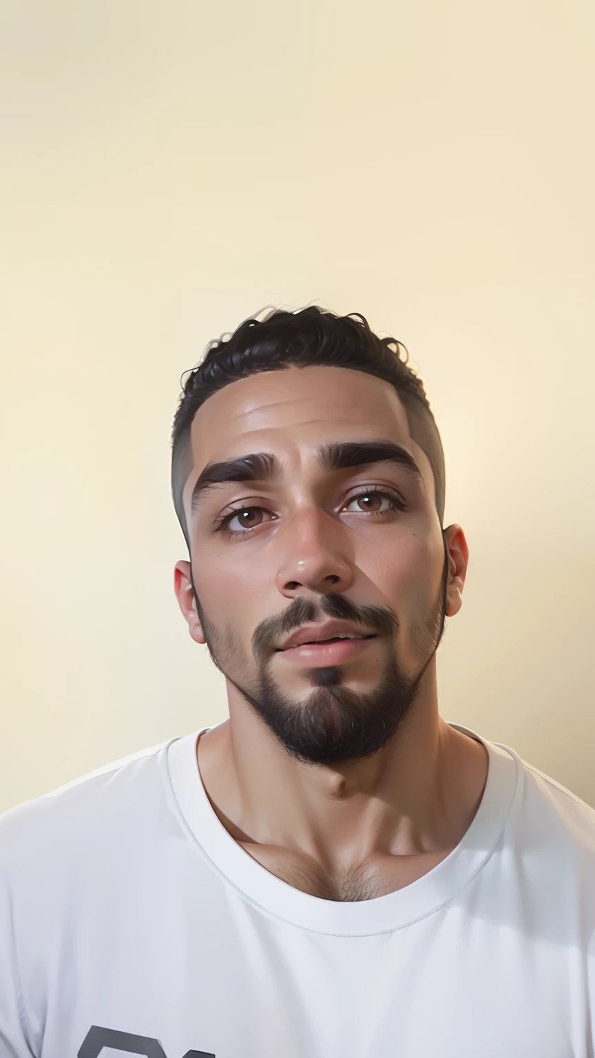 there is a man with a beard and a black shirt, with a small beard, small beard, caio santos, headshot profile picture, dan dos santos, ronaldo nazario, david rios ferreira, around 1 9 years old, frontal picture, profile image, avatar image, professional pi...