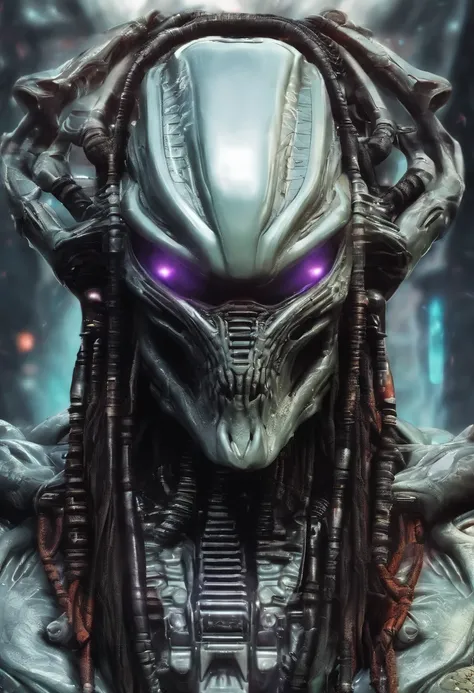 Predator，full bodyesbian，Authentic background