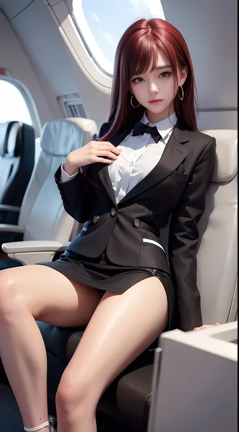 (Masterpiece), Best quality, Highest quality,  Detailed and intricate, Original, A high resolution, full body,
(16 yaers old),Extremely detailed_Eyes, Sexy,Breasts,
(eyes liner:0.5),(Blush:0.5),Red hair,Simple Diamond Earrings, Detailed skin, detailed clot...