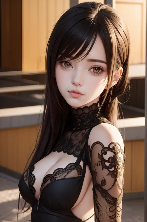 Cute anime, sex crime, orange eyes, ultra realistic, high resolution, intricate details, HD, rendering artwork, 3D, best composition, 32K, stunning girl, high quality, aesthetic, masterpiece.