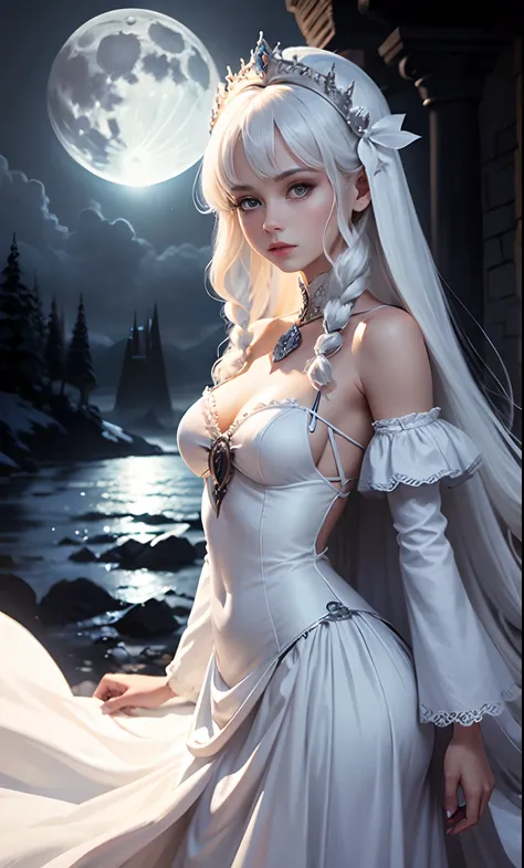 White moonlight maiden