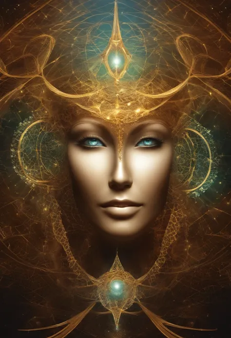 , Alien beauty alien, futuristic lab, cell regeneration, olhos multifacetados, Telepathic abilities, Vision of the Multiverse, cyber implants, atmosfera aprimorada, Advanced technology, Quantum Healing, genetics, Chakras, Campos de energia, biophysics, cor...