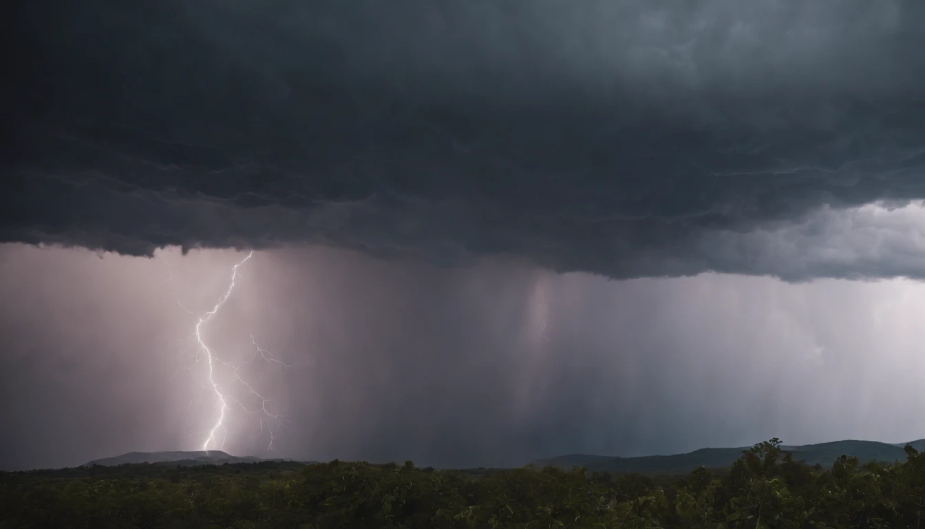 Severe storm,thunderbolt,hopelessness