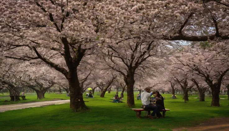 Spring in Japan,cherry blossom in full bloom,Refreshing breeze,wanting,Start a good day,Kaigan Street