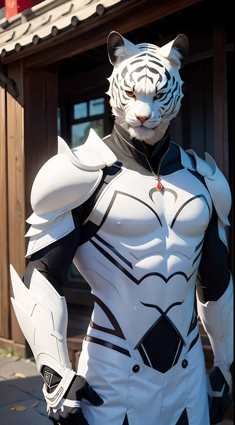 CHINESE WHITE TIGER MAN, MECHANICAL ARMOR