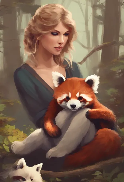 taylor swift and red pandas