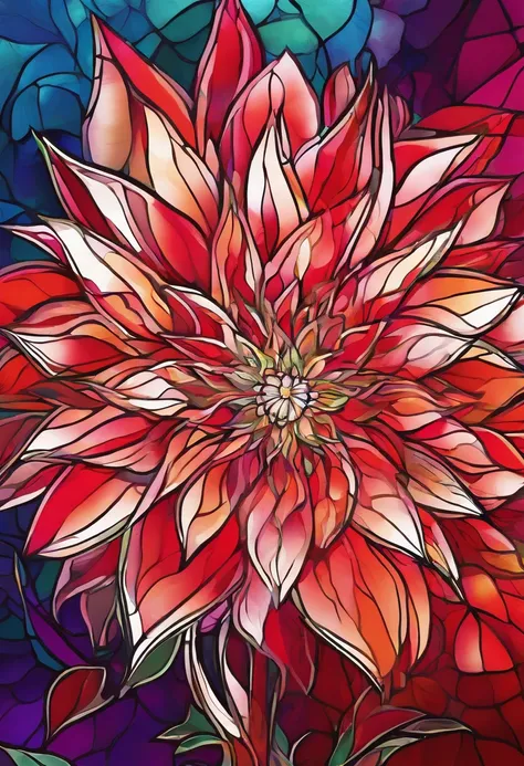 Beautiful red dahlia flower the diamond,Beautiful big picture, beautiful elegant stem,there is the decorated beautiful romance which is gorgeousness,digital picture detonated by contact by the Francois senility that had flower piece midmost of the garden,c...