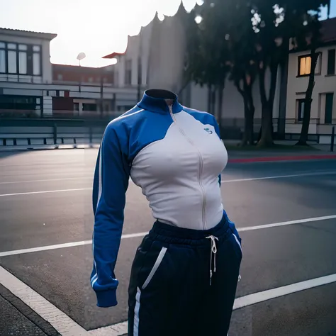 school tracksuits,((invisible, no humans:1.5, headless:1.5, handless, legless)), big breast, from behind, big hips,
(8k, RAW photo, best quality, masterpiece:1.2), (realistic, photo-realistic:1.37),photon mapping, radiosity, ((Hasselblad photography)),phys...