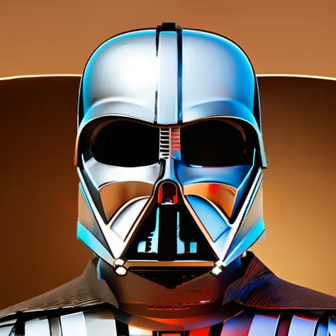 futuristic concept of a mexican skull based on star wars r2-d2