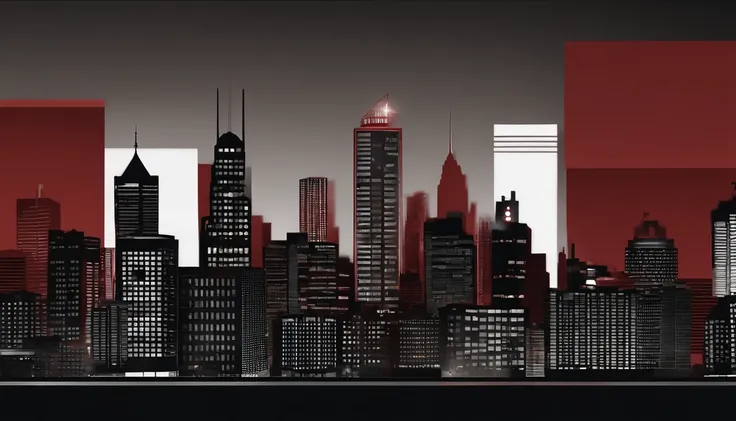 Banner for 911Chronicles:

Background: A gradient of deep red transitioning to a lighter shade towards the top, symbolizing the progression from danger to resolution after the calls.
Central Image: A silhouette of a city skyline at the bottom, in a deep bl...