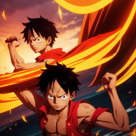 Luffy king of pirates,