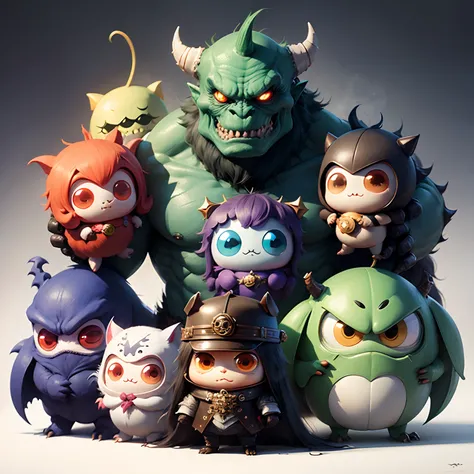 Monster Character Collection, so cute --auto