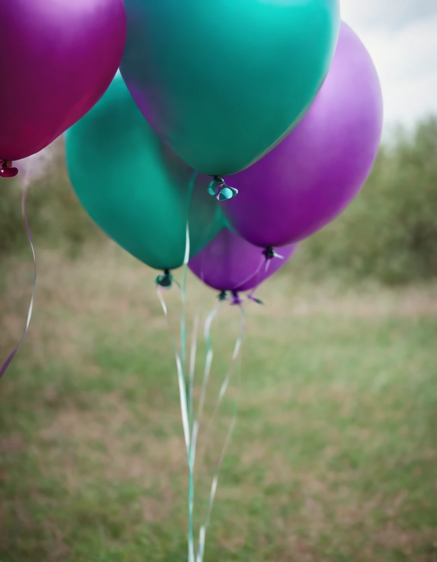 purple balloon background background if this is what you need, or wish to create, in the style of pun-laden pop art, dark bronze and teal, digitally enhanced, subtle tonal variations, flat backgrounds, installation-based, repetitive