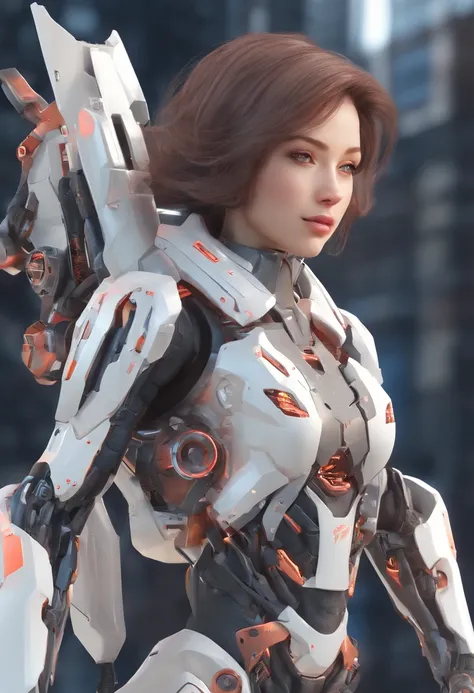 Cyber Mecha Pretty Girl