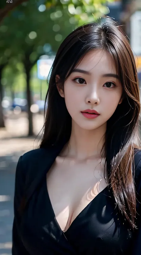 Slender Asian girl, kpop idol, ((school uniform)), ((top quality, 8k, masterpiece: 1.3)), crisp focus: 1.2, beautiful woman with perfect figure: 1.4, ighly detailed face and skin texture, detailed eyes, skinny, beautiful face, symmetrical face, full-length...