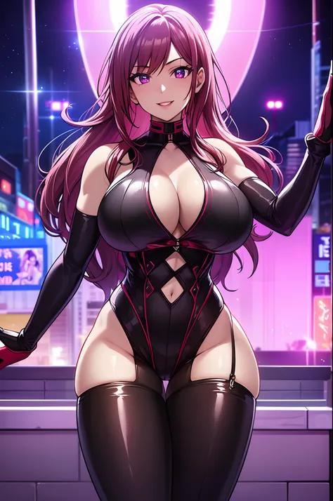 Best quality, realistic, vibrant colors, neon lights, physique: slim fit body (beautiful fit body:1.1), gigantick breasts and ass, detailed eyes, detailed lips, night club, dancing, harness and straps, lively atmosphere, energetic poses, fashionable outfit...