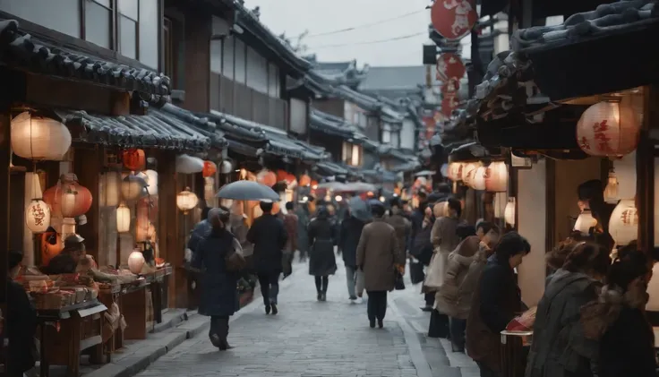 １９６０Japan chronological order,A bustling shopping street、wanting