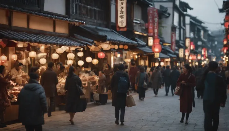 １９６０Japan chronological order,A bustling shopping street、wanting