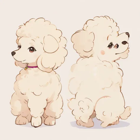 Research and Inspiration:
Begin by immersing yourself in Sowsows Pokemon-inspired art style. Study the vibrant colors, whimsical shapes, and expressive eyes that characterize this style. Collect reference images of Miniture Poodles to understand their uniq...