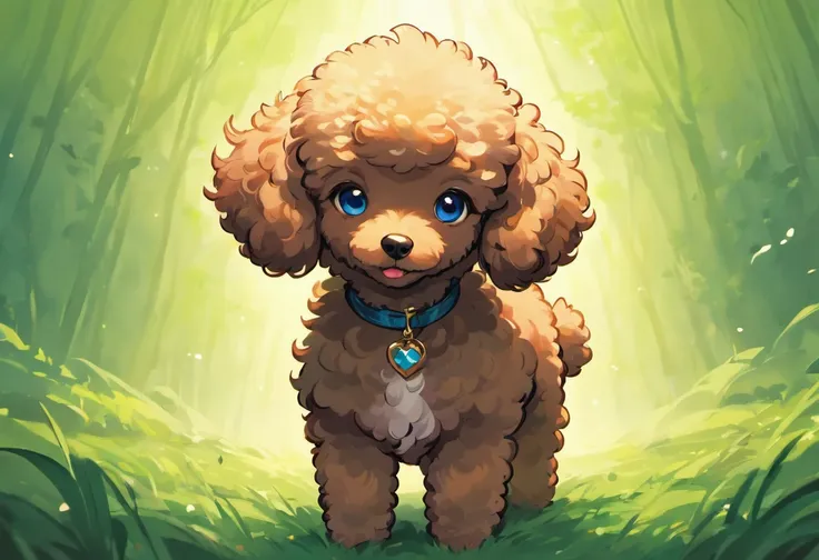 Certainly! Heres a description of a Miniature Poodle illustration in Naoki Saitos style:

"Behold a stunning work of art in Naoki Saitos signature style, featuring the charming and elegant Miniature Poodle. This exquisite illustration captures the essence ...