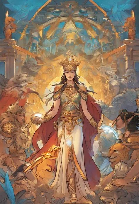 Keyword extraction：
-Athena
- Goddess of wisdom
- Goddess of War
-armor
-noble
-Majesty
-wisdom
-strength
- Fair skin
- Smart and confident
-Eyes
-sagacious
- Divine beauty
- War helmets
- Olive branches
- Symbol of peace and victory
-Sword
- Cold glow
-sh...