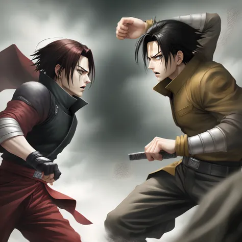 Levi ackerman battle with naruto