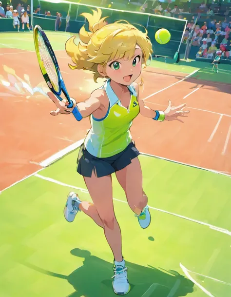 A Sowsow-drawn tennis player would be a dynamic and visually captivating illustration. Sowsows unique artistic style often combines realism with a touch of whimsy, making the character come to life on the canvas.

In this illustration, the tennis player wo...