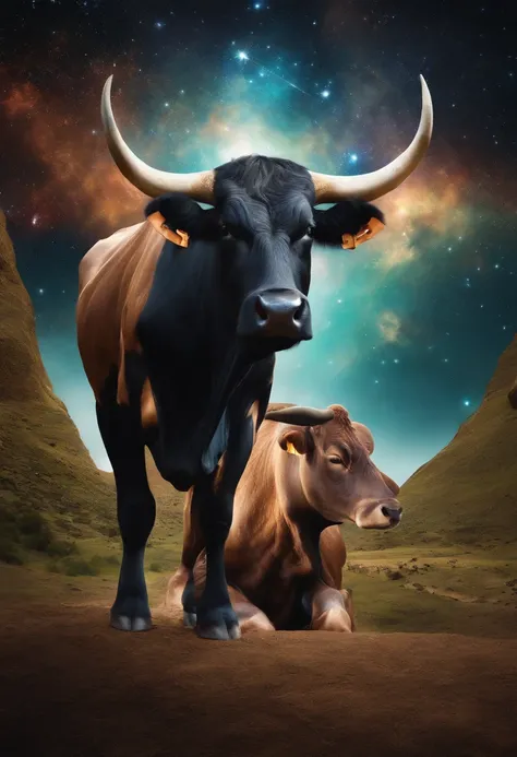 Cosmic god with the appearance of a cow