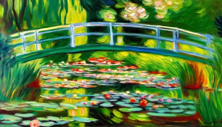 Claude Monet,waterlily pond