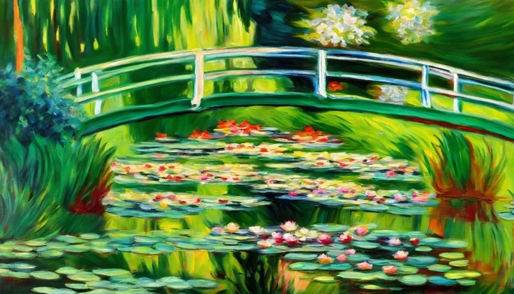 Claude Monet,waterlily pond