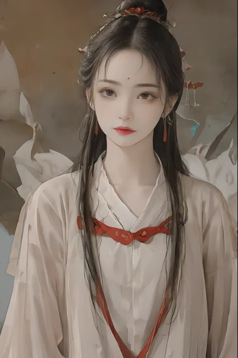 （tmasterpiece，best qualtiy，realisticlying：1.37），（Complex and sophisticated，Highly detailed skin and face），（Complex and sophisticated，high-detailed hands），two-girls， Ancient Chinese clothing， full bodyesbian，Black color hair， rays of sunshine， Clear face，  ...